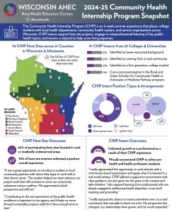 An image of a PDF for the 2024-25 CHIP Snapshot infographic